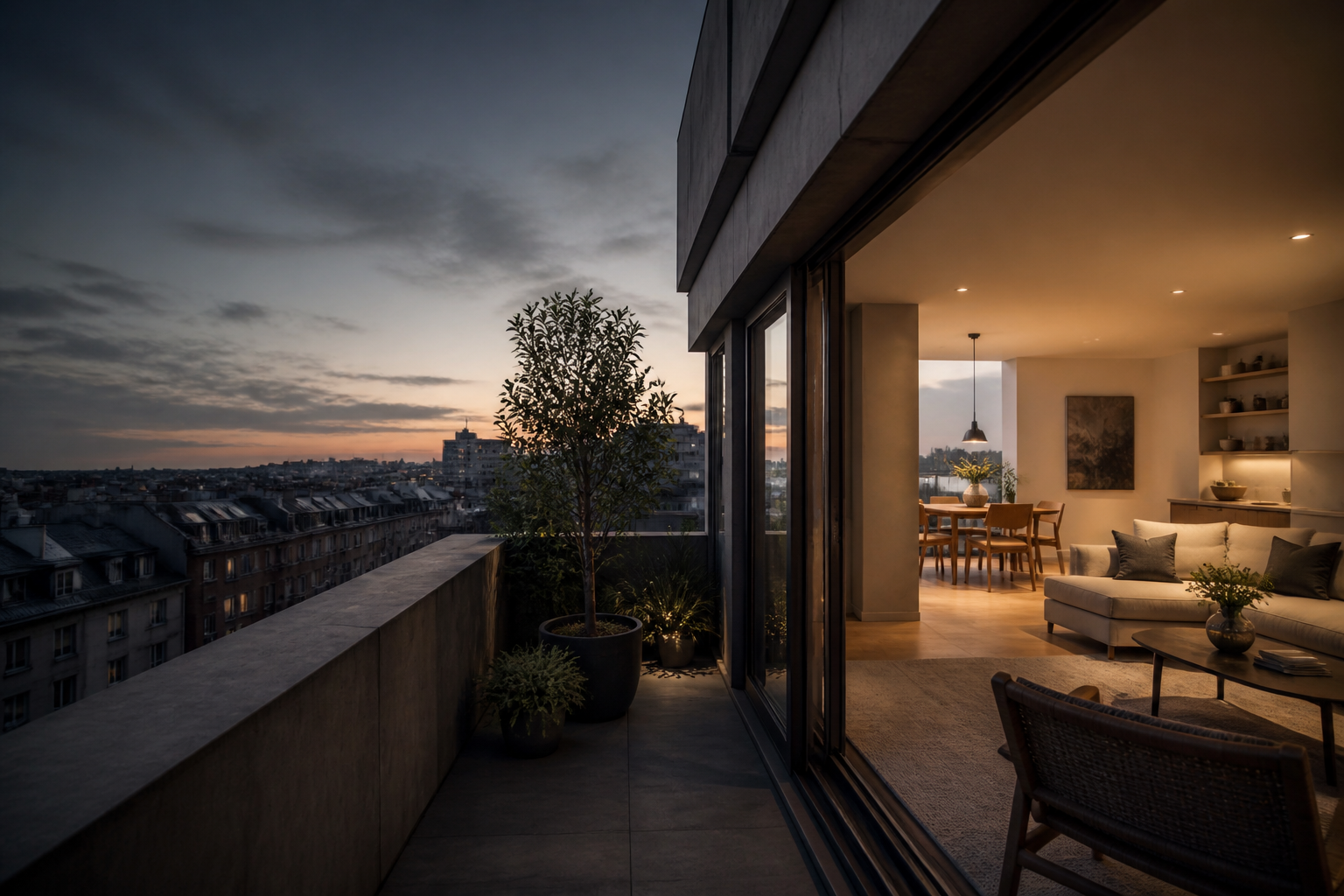Appartement lumineux avec terrasse à Lausanne